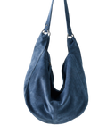 Roma Suede Tote Bag in Slate