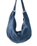 Roma Suede Tote Bag in Slate