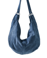 Roma Suede Tote Bag in Slate