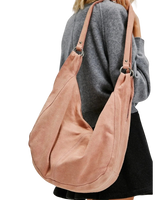 Roma Suede Tote Bag in Candies