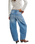 Good Luck Mid-Rise Barrel Jeans in Ultra Light Beam