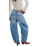 Good Luck Mid-Rise Barrel Jeans in Ultra Light Beam