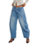 Good Luck Mid-Rise Barrel Jeans in Ultra Light Beam