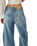 Good Luck Mid-Rise Barrel Jeans in Ultra Light Beam