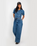 The Free People Womens Edison Jumpsuit in Cape Blue