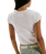 The Free People Womens Protagonist Cropped Cap Sleeve T-Shirt in White