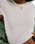 The Free People Womens Protagonist Cropped Cap Sleeve T-Shirt in White