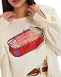 Graphic Camden Sweatshirt in Sardine Combo