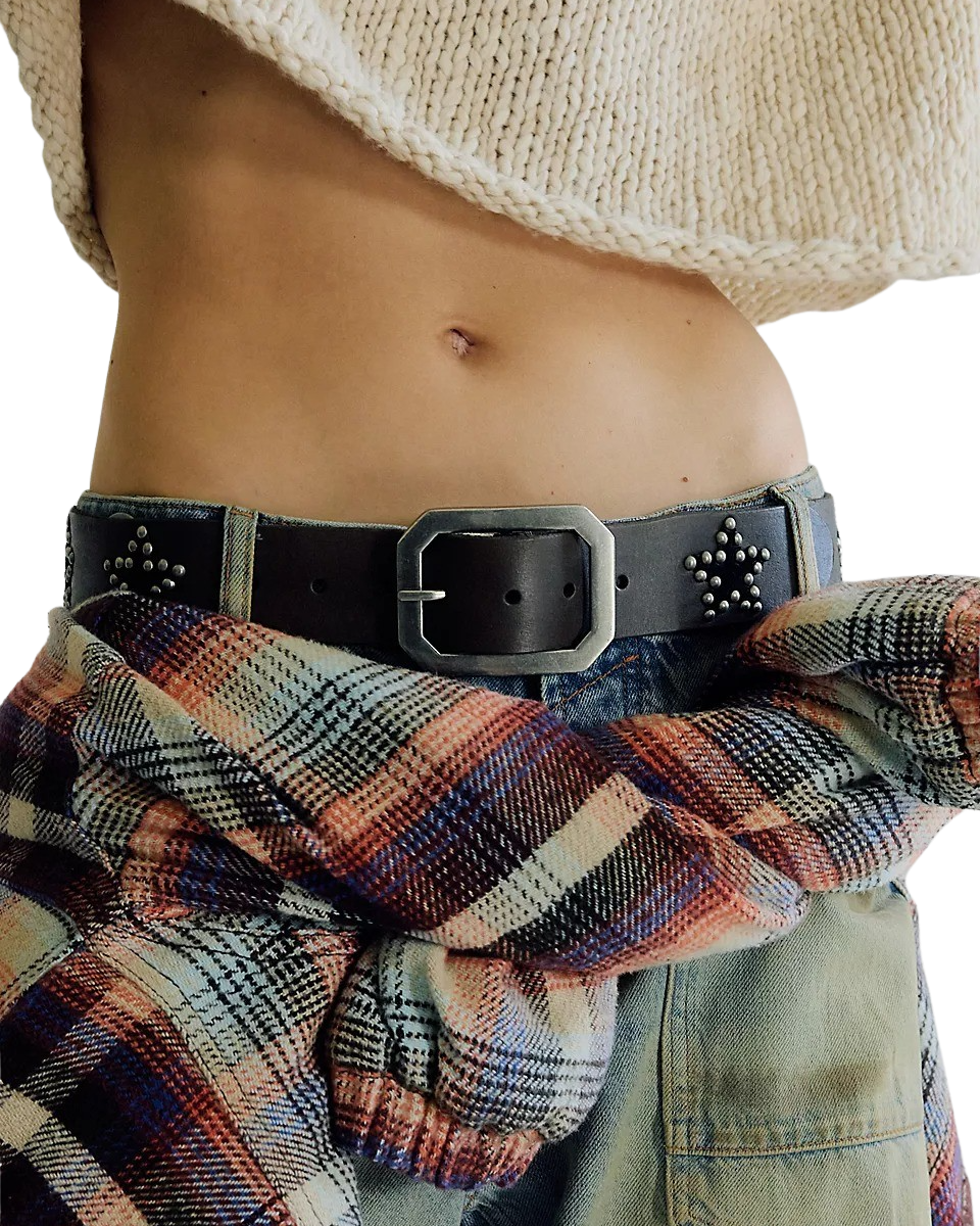 Starcrossed Studded Belt in Midnight Hour