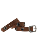 The Free People Womens Starcrossed Studded Belt in Bronze Age