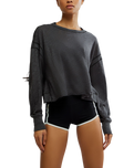 My Time Layer Top in Black