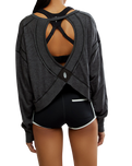 My Time Layer Top in Black