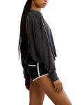 My Time Layer Top in Black