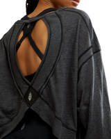 My Time Layer Top in Black
