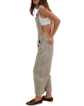 The Free People Womens Good Luck Dungarees in Cobblestone