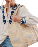 The Free People Printed Caravan Tote Bag in Toille