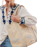 The Free People Printed Caravan Tote Bag in Toille