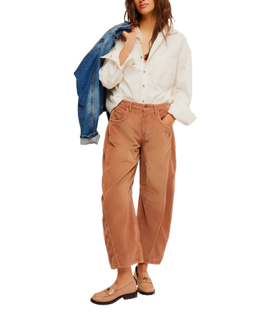 Good Luck Corduroy Trousers in Emperador