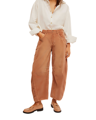 Good Luck Corduroy Trousers in Emperador