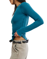 Easy Does It Long Sleeve T-Shirt in Still Sea