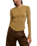 Easy Does It Long Sleeve T-Shirt in Golden Eagle