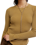 Easy Does It Long Sleeve T-Shirt in Golden Eagle