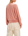 Porta Cashmere Henley Jumper in Coral