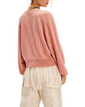 Porta Cashmere Henley Jumper in Coral
