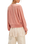 Porta Cashmere Henley Jumper in Coral