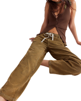 Roscoe Cord Pull On Trousers in Bermuda