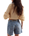 We The Free Moxie Barrel Shorts in Truest Blue