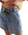 We The Free Moxie Barrel Shorts in Truest Blue