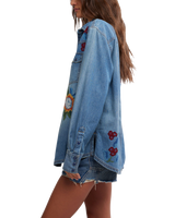 Oh The Places You'll Go Shirt in Medium Wash