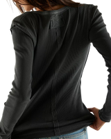 Jamie Henley Long Sleeve T-Shirt in Black