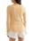 The Free People Womens Jamie Henley Long Sleeve T-Shirt in Peachy Keen