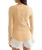 The Free People Womens Jamie Henley Long Sleeve T-Shirt in Peachy Keen