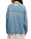 We The Free Lemon Denim Jacket in Berry Blues
