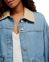 We The Free Lemon Denim Jacket in Berry Blues