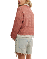 The Free People Womens Charlotte Jumper in Cedarwood