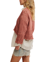 The Free People Womens Charlotte Jumper in Cedarwood