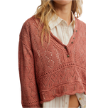 The Free People Womens Charlotte Jumper in Cedarwood