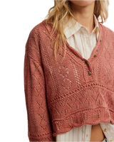 The Free People Womens Charlotte Jumper in Cedarwood