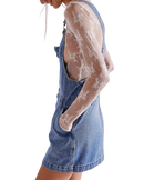 The Free People Womens Edie Denim Dress in Nimbus