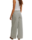 Dakota Cinched Pull-On Trousers in Washed Railroad