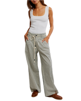 Dakota Cinched Pull-On Trousers in Washed Railroad