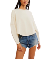 Total Eclipse Sweatshirt in Clean Ivory