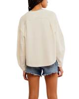 Total Eclipse Sweatshirt in Clean Ivory