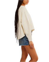 Total Eclipse Sweatshirt in Clean Ivory