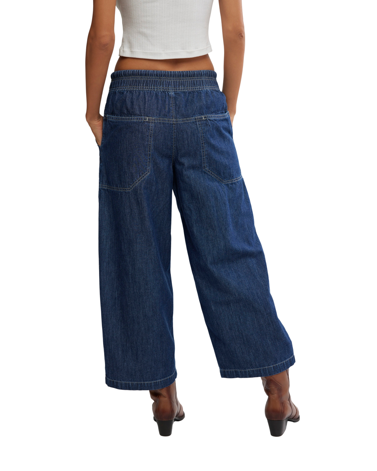 Easy Peasy Pull On Jeans in Cruise Control