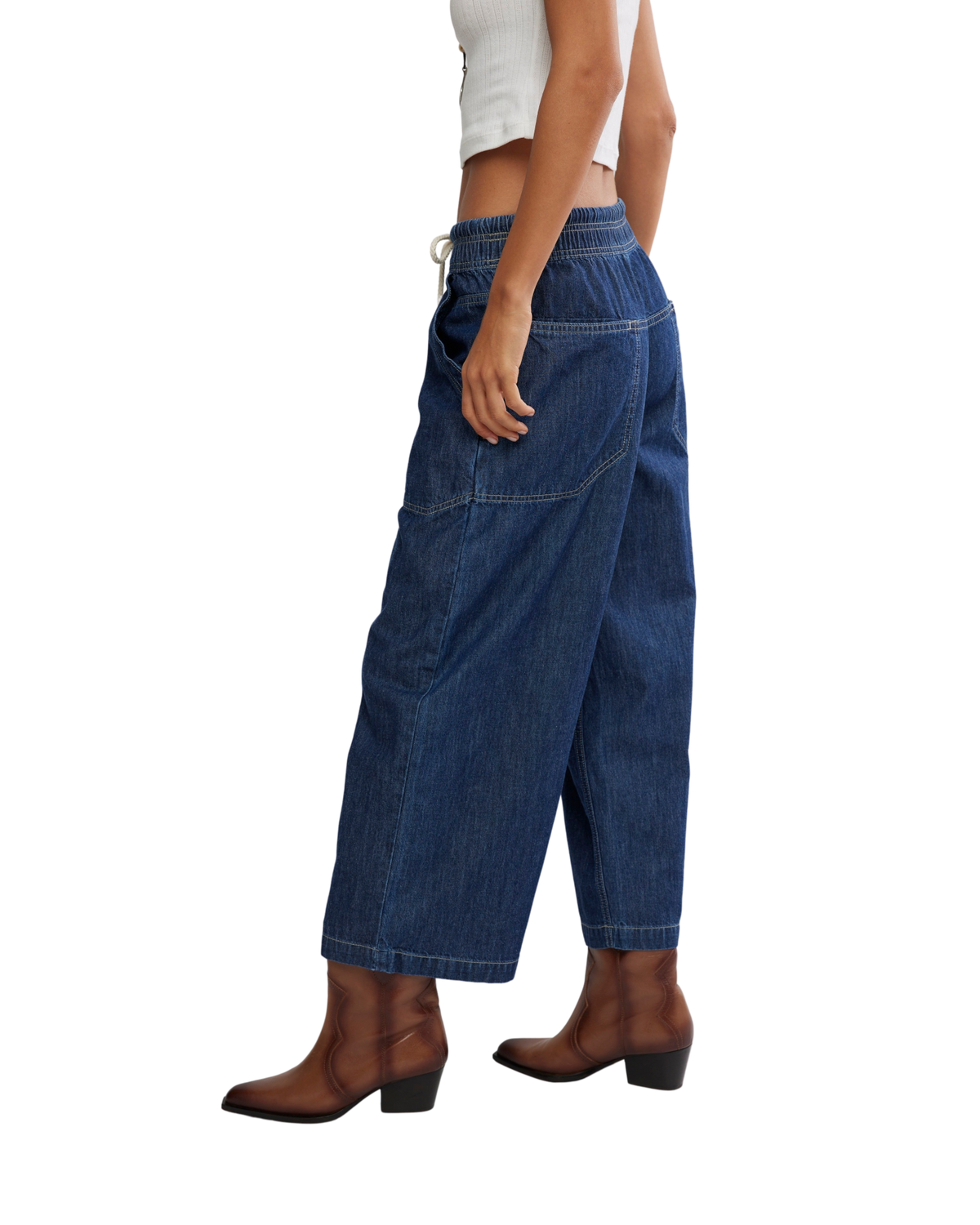 Easy Peasy Pull On Jeans in Cruise Control